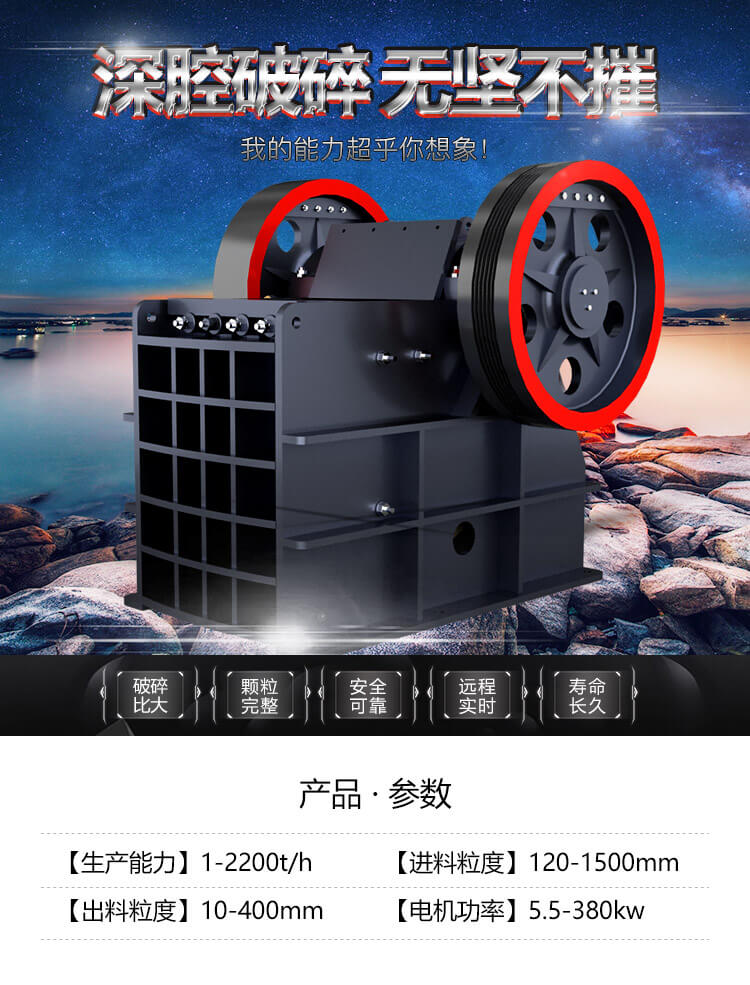時(shí)產(chǎn)1500噸大型環(huán)保顎破小參數(shù)