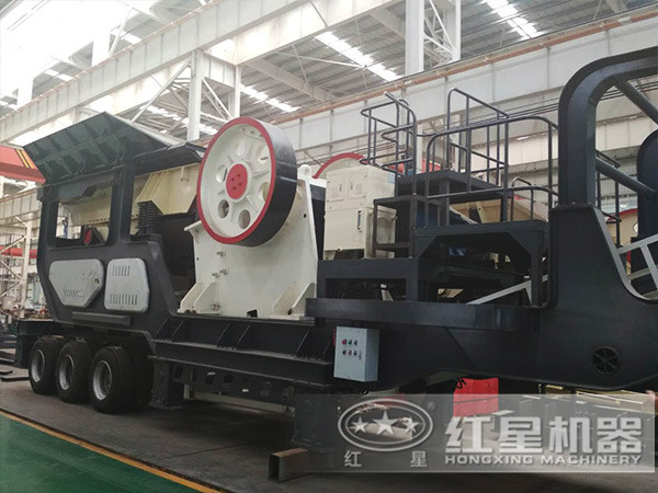 移動顎破粉碎石子沙子一體機(jī)