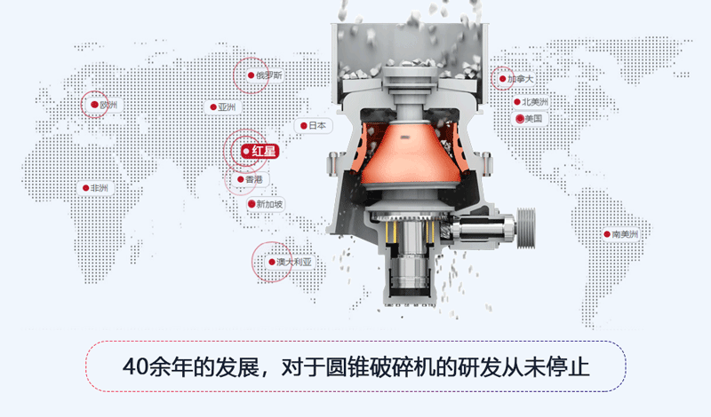 單缸液壓圓錐破碎機工作原理動態(tài)圖