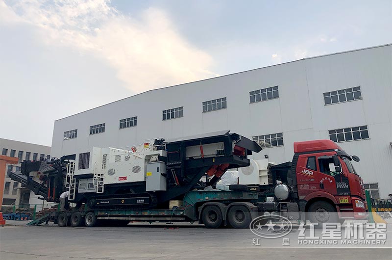日產(chǎn)300方聯(lián)合式移動(dòng)破碎站，你敢想它敢干
