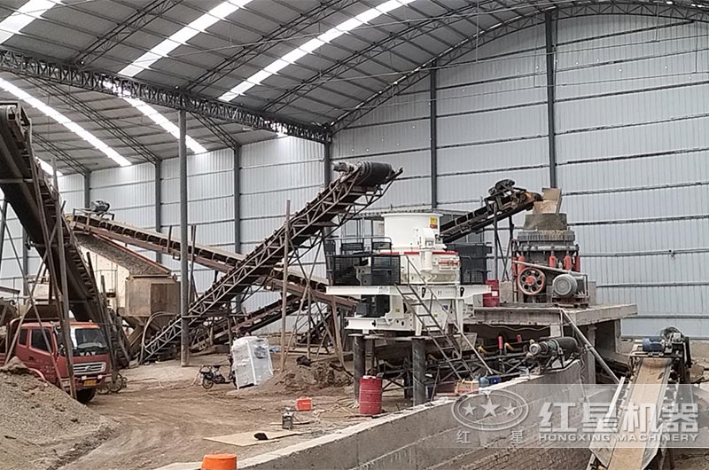 一小時(shí)100噸建筑垃圾處理，固定式破碎生產(chǎn)線把握市場需求
