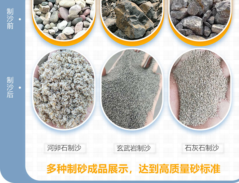 原石制機制砂用什么設備？機制砂設備多少錢一臺？